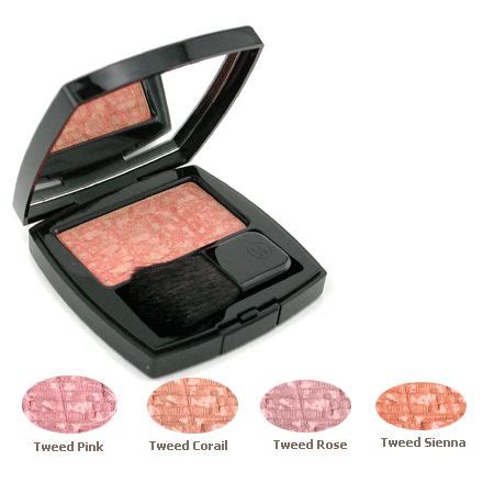 chanel tweed rose blush|blush duo tweed effect.